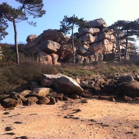Trestraou, Cote De Granit Rose, Studio Vue Mer, Rez-De-Chaussee Perros-Guirec Exterior foto